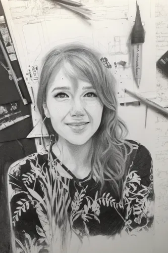 pencil frame,lindsey stirling,graphite,pencil art,pencil drawing,charcoal drawing,charcoal pencil,girl drawing,artist portrait,mechanical pencil,to draw,pencil,photo painting,illustrator,pencil drawin