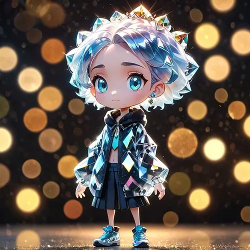 fashionable girl,starlight,chibi girl,fashion doll,starry,winter dress,prism ball,winterblueher,child fairy,blue snowflake,starry sky,fashion vector,artist doll,fashion girl,fairy galaxy,glowworm,figure skater,sparkle,custom portrait,forget-me-not,Anime,Anime,Cartoon