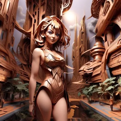 background ivy,wood elf,goddess of justice,dryad,wonder woman city,fantasy woman,3d fantasy,cg artwork,tiber riven,world digital painting,cardboard background,fantasy art,ivy,sorceress,metropolis,the enchantress,figure of justice,ancient city,medusa,wonderwoman