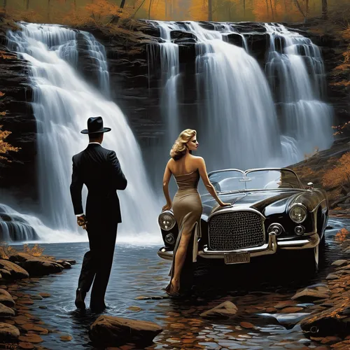 Bond falls for a femme fatale who turns out to be a double agent, putting his mission in jeopardy.,roaring twenties couple,rolls-royce silver dawn,rolls-royce phantom vi,rolls-royce phantom i,bentley 