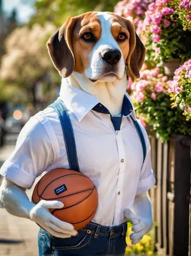 basketball player,beagle,outdoor basketball,basketballer,ballhandler,beagles,coonhound,mailman,basketball,doggfather,basketmaker,streetball,dog street,dogberry,hoopster,woman's basketball,volleyballer,retired racing dog,dog photography,pubg mascot,Illustration,Retro,Retro 13