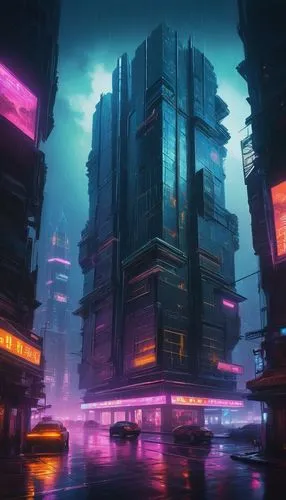 cybercity,cyberpunk,metropolis,futuristic landscape,cybertown,futuristic,bladerunner,cyberport,shinjuku,cityscape,dystopian,fantasy city,cyberia,polara,dystopias,cyberworld,cyberscene,vapor,guangzhou,scifi,Art,Artistic Painting,Artistic Painting 27