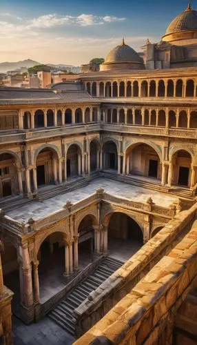 jaipur,bikaner,jodhpur,rajasthan,amber fort,shekhawati,mehrangarh,coliseo,el djem,jaisalmer,nawalgarh,mahmudabad,yasseri,ibn tulun,haveli,city palace,gwalior,theed,deccan,fatehpur,Illustration,Japanese style,Japanese Style 17