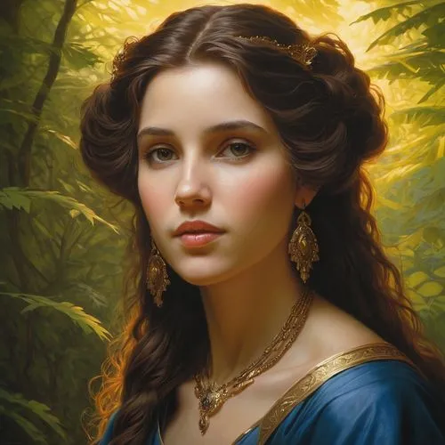 fantasy portrait,romantic portrait,mystical portrait of a girl,portrait of a girl,emile vernon,perugini,Conceptual Art,Fantasy,Fantasy 28