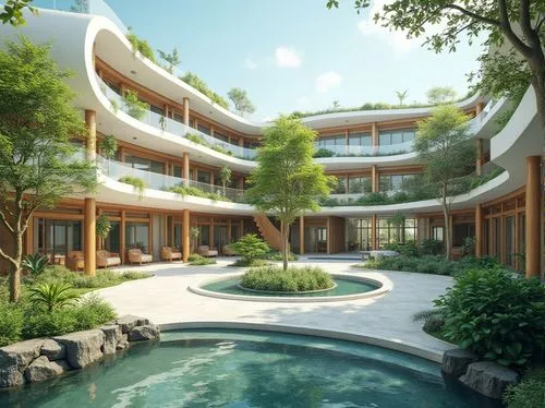 3d rendering,streamwood,landscaped,holiday complex,landscape design sydney,garden design sydney,render,luxury property,landscape designers sydney,zen garden,waterview,futuristic architecture,fallingwater,renderings,shangri,interlace,tropical house,waterplace,hotel complex,residential,Photography,General,Realistic