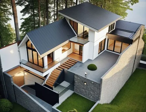 3d rendering,modern house,homebuilding,modern architecture,revit,passivhaus,cubic house,two story house,house shape,elevations,render,duplexes,homebuilder,prefab,sketchup,housebuilder,folding roof,residential house,inverted cottage,smart house,Photography,General,Realistic