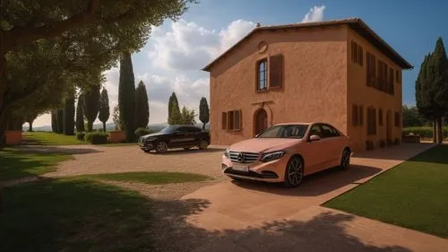 lancia,3d rendering,vignale,caracalla,villa,forfour,Photography,General,Realistic