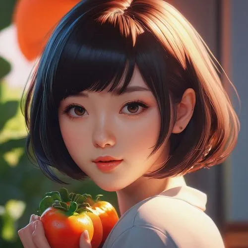 tomatsu,tomato,paprika,kumquat,kimchee,tomatos,marinette,jiarui,koreana,mei,yanmei,xiaolu,red tomato,minmei,nanako,a tomato,azumi,hinata,soju,gyo,Conceptual Art,Fantasy,Fantasy 19