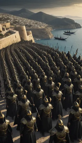 kings landing,theater of war,game of thrones,the terracotta army,the army,hellenistic-era warships,elaeis,sea of salt,thrones,rome 2,federal army,sparta,empire,romans,the roman empire,the storm of the invasion,biblical narrative characters,vikings,the sea of red,alicante,Conceptual Art,Fantasy,Fantasy 11