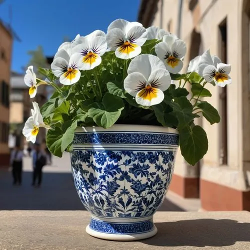 terracotta flower pot,marguerita,talavera,maiolica,tlaquepaque,cordoba