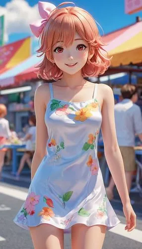 comiket,anime japanese clothing,akari,tokimeki,momoi,yayoi,kofuku,akiba,kobayashi,matsuri,hiratsuka,kuriyama,komachi,japanese sakura background,toshiyori,minori,yotsuba,haruka,noyori,anime 3d,Illustration,Japanese style,Japanese Style 01