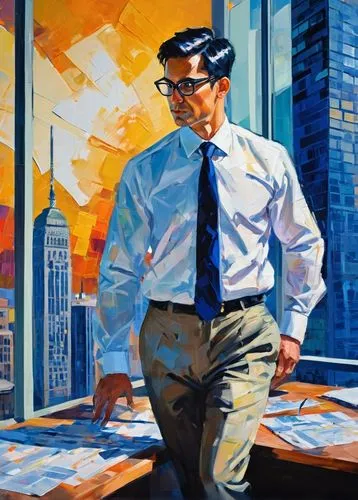 jasinski,salaryman,follieri,abstract corporate,man with a computer,ceo,bluemner,steranko,futurists,wallstreet,lehman,corporate,cfo,pachter,banker,royko,sandalow,executives,rockwell,cios,Conceptual Art,Oil color,Oil Color 20