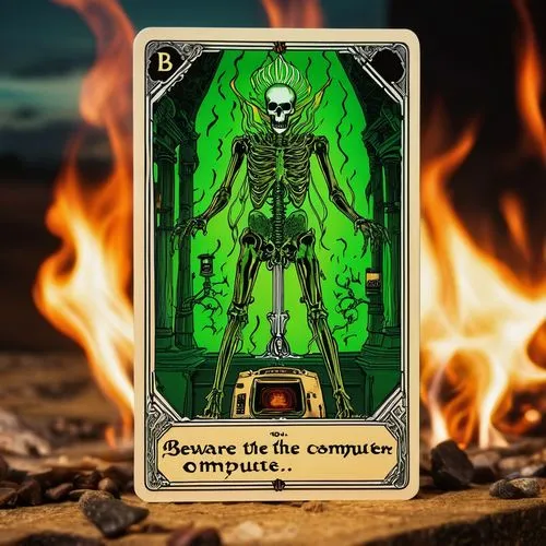 collectible card game,vintage skeleton,macabre,skeleltt,skeletal,squid game card,day of the dead skeleton,skeletons,day of the dead frame,dance of death,conjure up,card deck,death god,weaver card,danse macabre,supernatural creature,old card,hanged man,skeleton key,aaa,Photography,General,Realistic