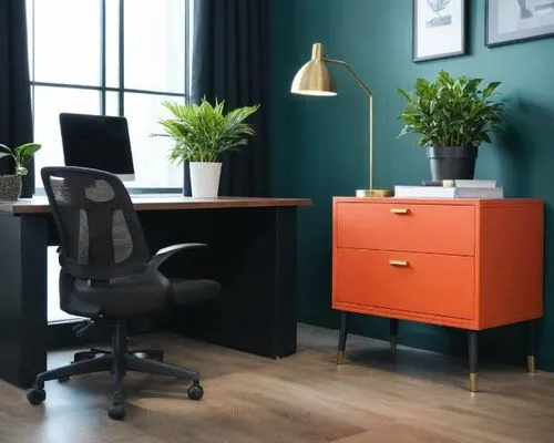 blur office background,office desk,wooden desk,office chair,desk,furnished office