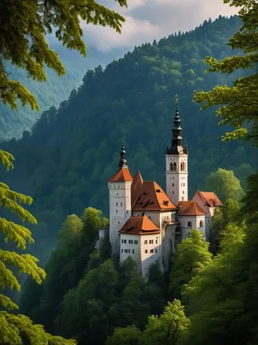 bran castle,slovenia,styria,slovenj,transylvania,northern black forest,kovachik,bohinj,transilvania,bohinen,fairytale castle,bavaria,cerkno,sinaia,dracula castle,visegrad,eastern europe,fairy tale castle sigmaringen,slovenska,fairy tale castle,Illustration,Retro,Retro 14