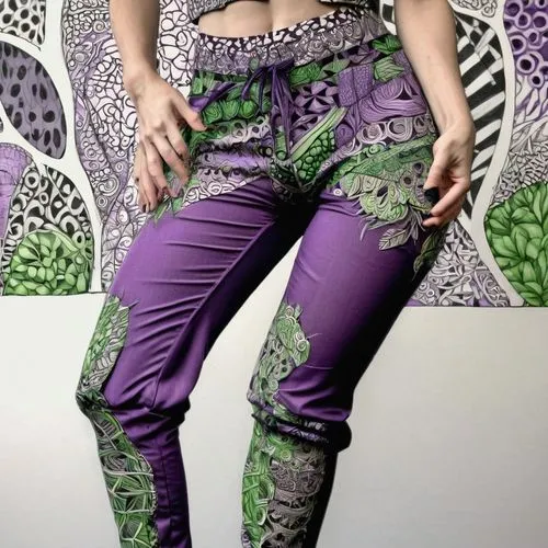 matangi,hips,camo,purple,jeans background,patterned,Illustration,Black and White,Black and White 11