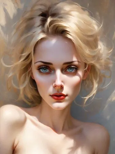 jingna,ginta,blonde woman,vanderhorst,seyfried,blond girl,blonde girl,women's eyes,behenna,world digital painting,female model,digital painting,photo painting,girl portrait,eleniak,the blonde in the river,fantasy portrait,female beauty,airbrush,photorealist,Digital Art,Impressionism