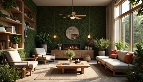 sitting room,living room,livingroom,green living,home interior,sunroom,modern decor,houseplants,interior design,interior decor,house plants,contemporary decor,hanging plants,indoor,houseplant,mid century modern,interior decoration,home corner,interiors,apartment lounge