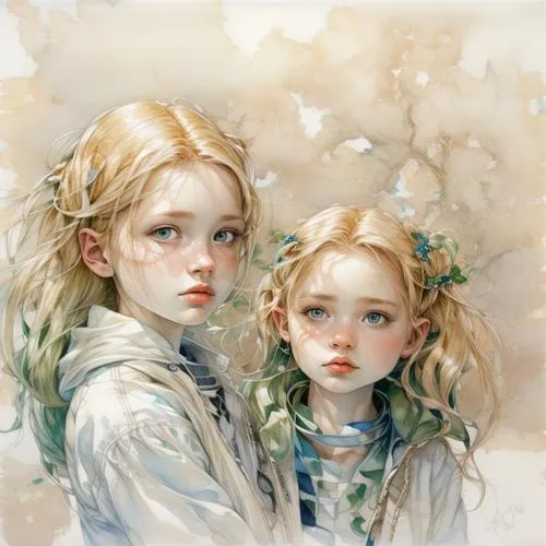 fairies,little angels,peignoir,vintage fairies,little girls,white butterflies,children girls,porcelain dolls,little boy and girl,mikimoto,christmas angels,elsas,printemps,two girls,daughters,gardenias,royo,kommuna,rhinemaidens,vintage children