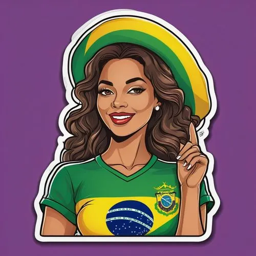 brazilianwoman,samba,brasileira,brazilian,brasil,brazil,senna,rio,brazil empire,futebol de salão,olodum,maracatu,coxinha,brazil brl,brazilian food,samba deluxe,ayrton senna,brazil carnival,portuguese,sobrassada,Unique,Design,Sticker