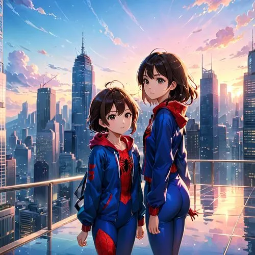 kumiko,red and blue,peni,klk,red blue wallpaper,suzumiya,Anime,Anime,Realistic