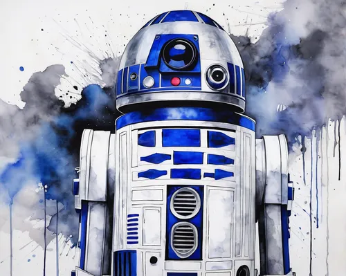 Create a futuristic world where R2D2 is the leader of a rebel group fighting against an oppressive regime.,r2-d2,r2d2,droid,bb8-droid,droids,bb8,starwars,bb-8,star wars,wreck self,overtone empire,dr w