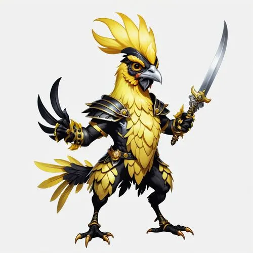 chocobo,wark,rajang,sekaric,kweh,ealdwulf,Illustration,Abstract Fantasy,Abstract Fantasy 11