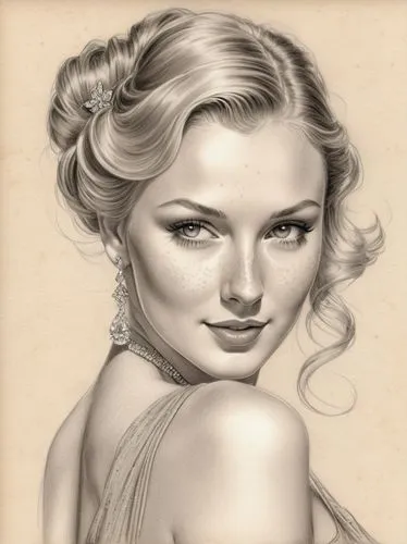 vintage drawing,charcoal drawing,pencil drawing,girl drawing,charcoal pencil,chalk drawing,pencil drawings,marylyn monroe - female,marilyn,pencil art,pin-up girl,marylin monroe,vintage female portrait,retro pin up girl,sarah walker,photo painting,girl portrait,sepia,pin up girl,vintage woman,Illustration,Black and White,Black and White 30