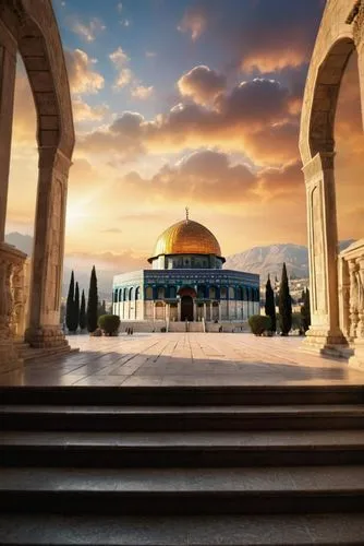 Staircase,al-aqsa,dome of the rock,genesis land in jerusalem,monastery israel,holy land,jerusalem,palestine,israel,mosques,grand mosque,king abdullah i mosque,holy place,big mosque,place of pilgrimage