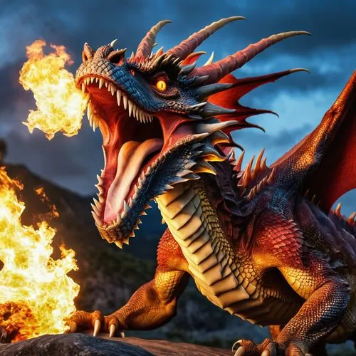 firedrake,dragon fire,fire breathing dragon,dragonfire,dragon of earth,saphira,Photography,General,Realistic