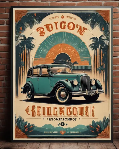 Craft vintage-inspired posters with retro illustrations, faded textures, and classic fonts. Design a nostalgic ambiance for a throwback and sentimental event.,borgward,car boutique,vintage background,