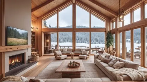 the cabin in the mountains,coziness,chalet,snow house,fire place,alpine style,winter house,snowed in,warm and cozy,house in the mountains,log home,cozier,beautiful home,luxury home interior,coziest,house in mountains,log cabin,fireplaces,living room,sunroom,Photography,General,Realistic