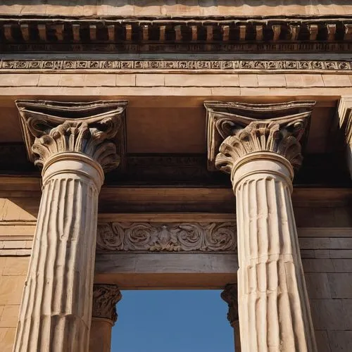 doric columns,pillar capitals,columns,peristyle,portico,entablature,pillars,three pillars,roman columns,corinthian order,pediment,porticos,house with caryatids,pilasters,columned,colonnades,pediments,treasury,colonnade,caryatids,Conceptual Art,Daily,Daily 02