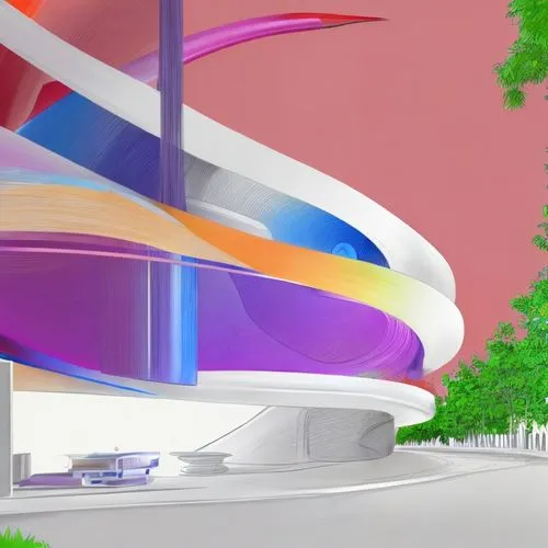 futuristic art museum,futuristic architecture,futuristic landscape,monorail,3d rendering,stadium falcon,highway roundabout,render,tempodrom,sky space concept,futuristic car,tubular anemone,spaceship space,roundabout,circus stage,tokyo summer olympics,electric arc,transport hub,epcot ball,soft flag,Design Sketch,Design Sketch,Character Sketch
