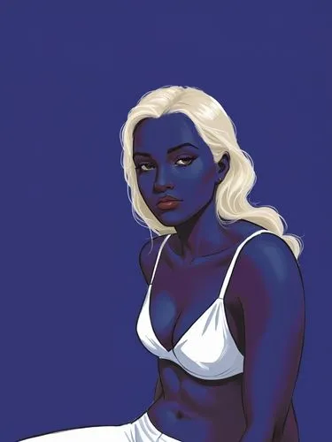 mystique,drow,ororo,lazuli,tanzanite,azealia,Illustration,American Style,American Style 11