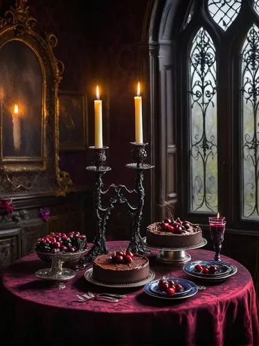 tealights,candlelit,candlelights,candles,volturi,victorian room,dandelion hall,tea candles,candelight,dining room,votives,ornate room,burning candles,tealight,candlemaker,valentine candle,candleholders,candelabras,candelabra,cauldrons,Conceptual Art,Oil color,Oil Color 22