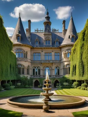 chateau margaux,chateau,chateaux,dunrobin castle,monbazillac castle,waddesdon,domaine,ritzau,chantilly,zelenay,dunrobin,neufchateau,fairytale castle,fairy tale castle,rambouillet,hotel de cluny,lugou,cheverny,primeur,chateauesque,Illustration,Realistic Fantasy,Realistic Fantasy 35