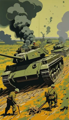 WWII...Russians pulling Tellermines mines after the battle of Kursk.,abrams m1,m1a2 abrams,m1a1 abrams,tanks,patrol,army tank,combat vehicle,lost in war,m113 armored personnel carrier,self-propelled a