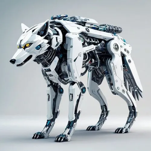 漫威風格機械狼,機械動物,cyberdog,zoids,saluki,fenrir,armored animal,constellation wolf,Conceptual Art,Sci-Fi,Sci-Fi 04