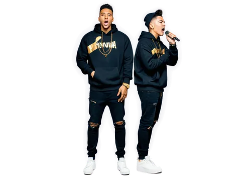 Drill music artist, masculine, aggressive facial expression, bold eyebrows, gold chain, black hoodie, ripped jeans, white sneakers, confident posture, microphone in hand, shouting, dynamic lighting, h