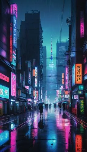 shinjuku,tokyo,tokyo city,cyberpunk,shibuya,taipei,osaka,tokyo ¡¡,kyoto,colorful city,cityscape,vapor,japan,rainy,shanghai,hong kong,kowloon,urban,hk,busan,Illustration,Paper based,Paper Based 29