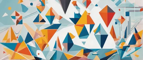 triangles background,abstract shapes,abstract design,sailing boats,abstract background,abstract cartoon art,sailboats,background abstract,abstract retro,polygonal,isometric,abstract painting,abstract air backdrop,abstract corporate,abstract artwork,background pattern,colorful foil background,triangles,low poly,teal and orange,Art,Artistic Painting,Artistic Painting 45