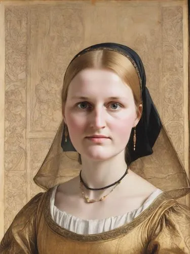 portrait of christi,gothic portrait,portrait of a girl,custom portrait,mona lisa,angel moroni,the mona lisa,portrait background,girl with a pearl earring,cepora judith,mary-gold,portrait of a woman,saint therese of lisieux,tudor,artist portrait,bouguereau,romantic portrait,female portrait,joan of arc,leonardo da vinci,Digital Art,Comic