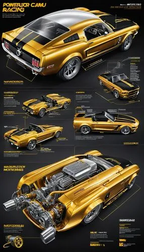 an industrial design sketch of a beautiful  motor: 50 Marauder AMG - Mustang ( Mercury Racing QC4v de 2.550/1.350 caballos de potencia (8 Quad Cam) plasma fusion energy power concept model, luxury, ex