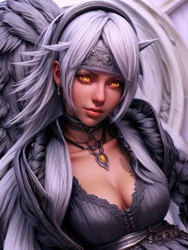 khatuna,kuja,altera,urd,drakengard,sindel,sephiroth,nier,ororo,dark elf,dark angel,ashe,fallen angel,nyx,saturnyne,kula,white feather,yagyu,velika,aguilera