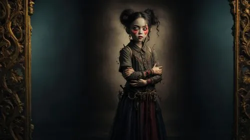 gothic portrait,dark portrait,geisha,victorian lady,geisha girl,dark art,creepy clown,masquerade,horror clown,jester,gothic fashion,marionette,gothic woman,fantasy portrait,portrait background,queen of hearts,circus animal,romantic portrait,ringmaster,mystical portrait of a girl