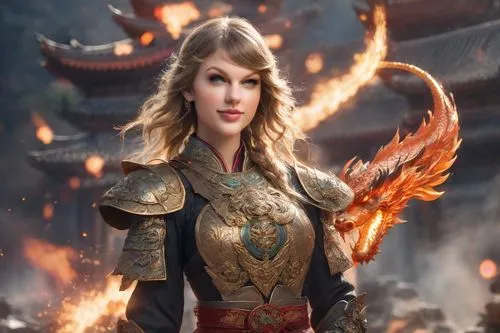 taylor swift headshot,fire angel,fire background,fire siren,fantasy woman,fiery,female warrior,dragon fire,flame of fire,fantasy picture,fantasy warrior,woman fire fighter,fantasy art,heroic fantasy,f