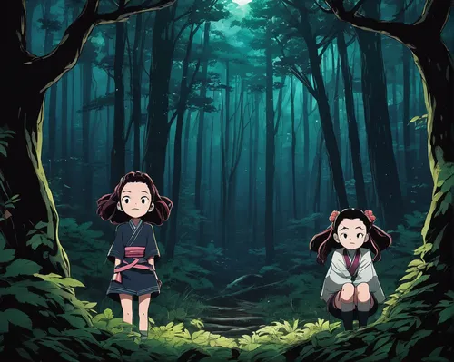 studio ghibli,happy children playing in the forest,forest walk,in the forest,hiyayakko,the forest,haunted forest,cartoon forest,girl and boy outdoor,forest,hikers,forest road,the woods,forest background,fairy forest,forest of dreams,forest floor,forest path,kids illustration,forest clover,Photography,Fashion Photography,Fashion Photography 18