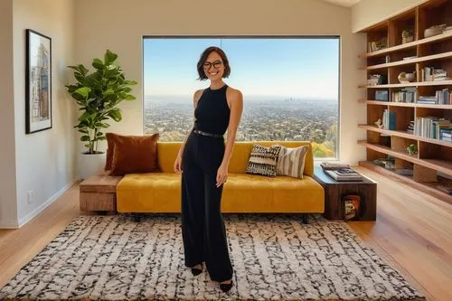 real estate agent,blur office background,courteney,business woman,gallerist,black dress with a slit,mid century modern,a floor-length dress,paget,wersching,livingroom,henstridge,businesswoman,smart house,andreasberg,luddington,art deco background,chairwoman,rancic,living room,Art,Artistic Painting,Artistic Painting 32