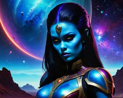 siara,asari,liara,illyria,jadzia,lilandra,ashtar,akasha,yavana,zavtra,avatar,solarian,azarian,satari,matangi,blue enchantress,andorian,inanna,korana,binti,Conceptual Art,Sci-Fi,Sci-Fi 20